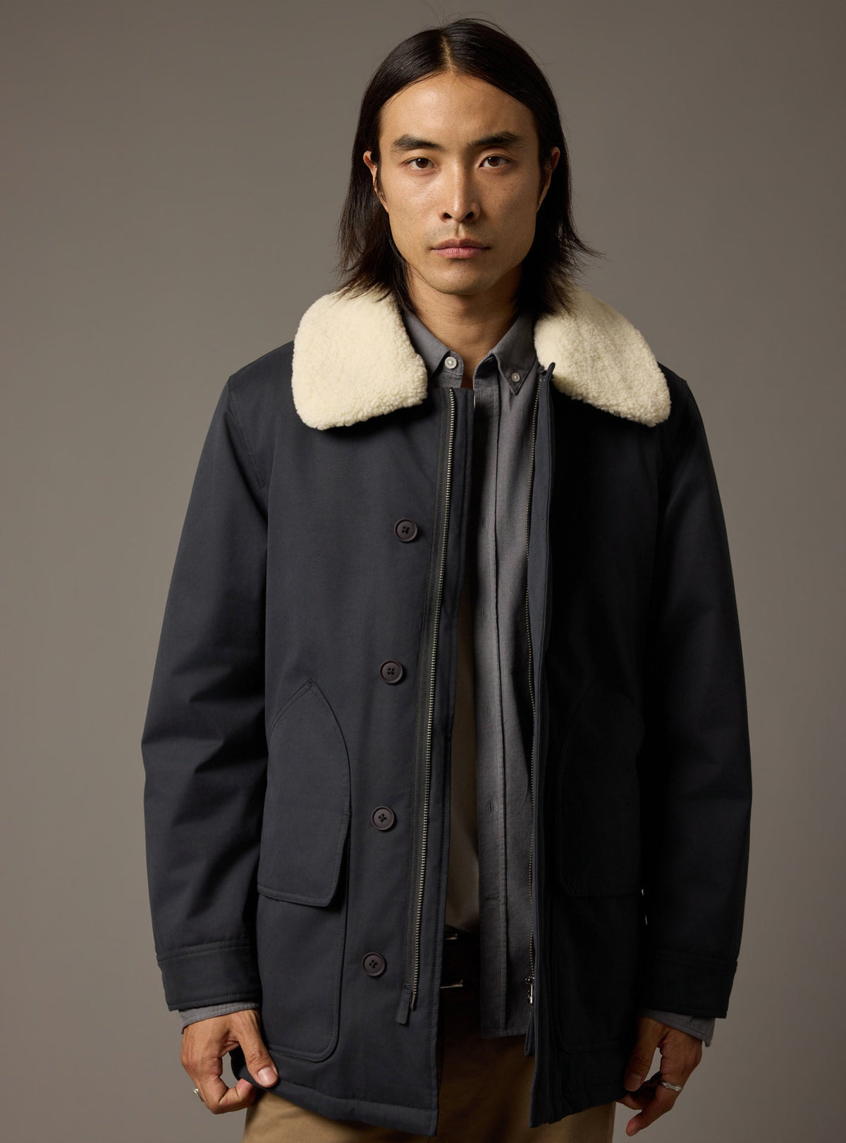 Miles Navy Parka