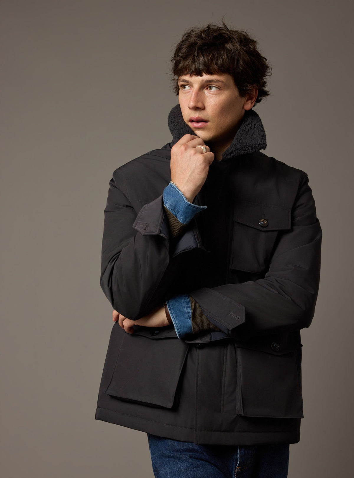 Nico Navy Parka