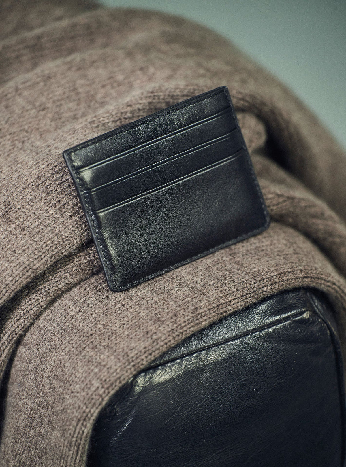 Owen Black Card Holder