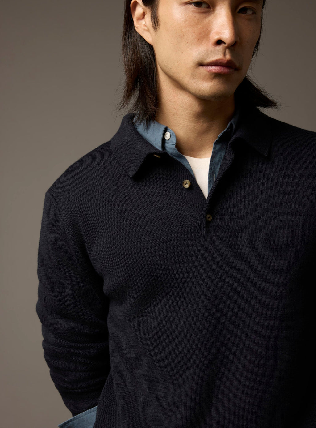 Benjamin Navy Sweater