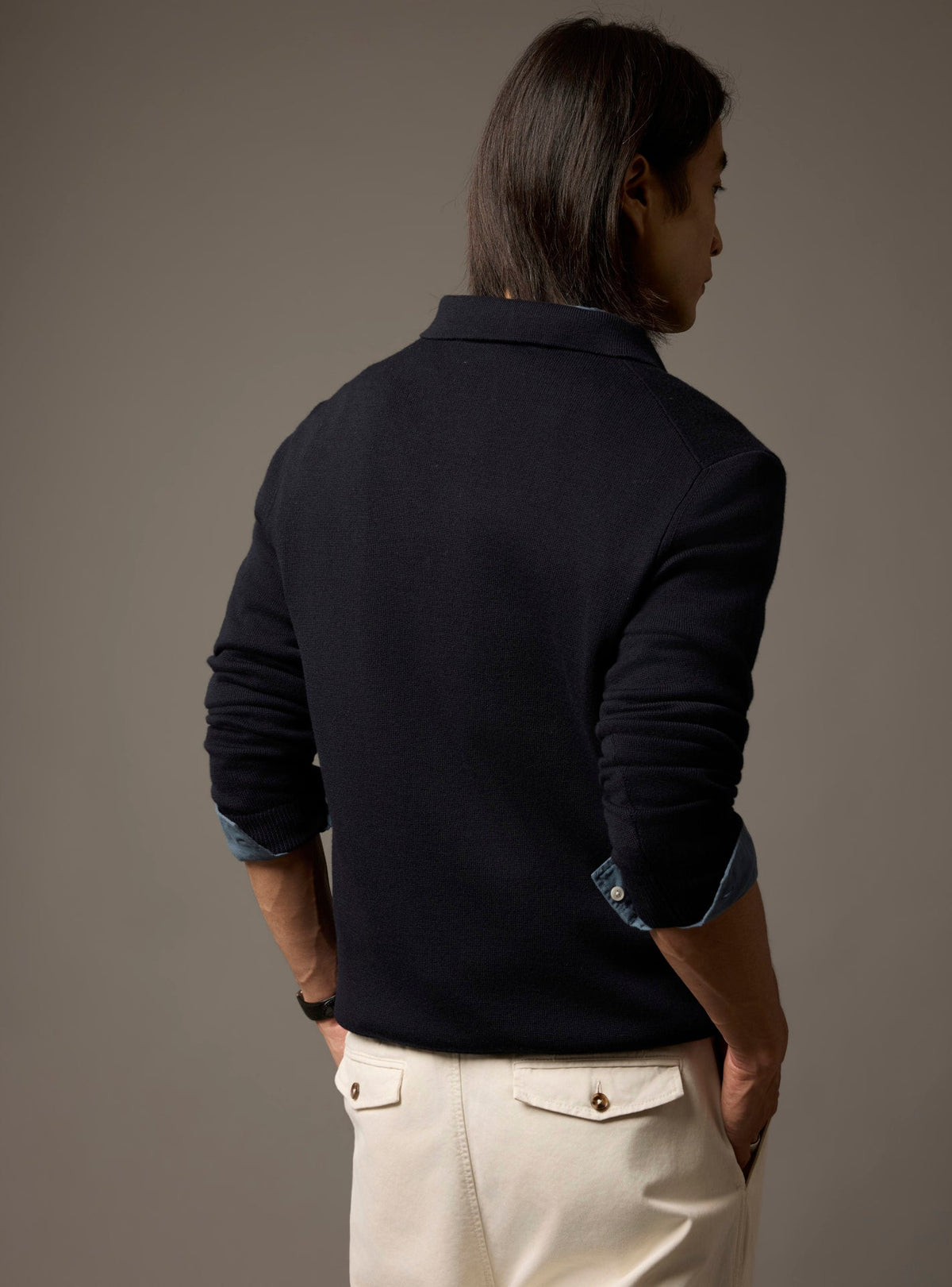 Benjamin Navy Sweater