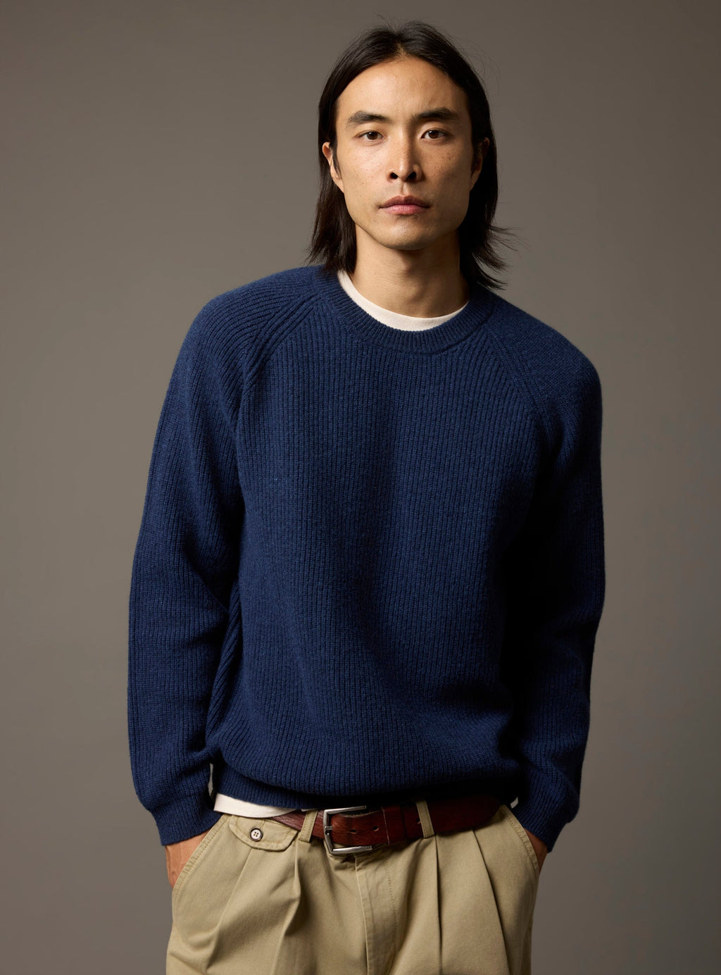 Wesley Navy Sweater