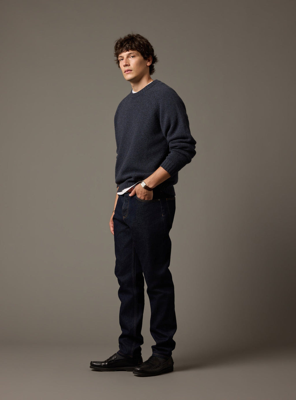 Navy Alfie Jumper