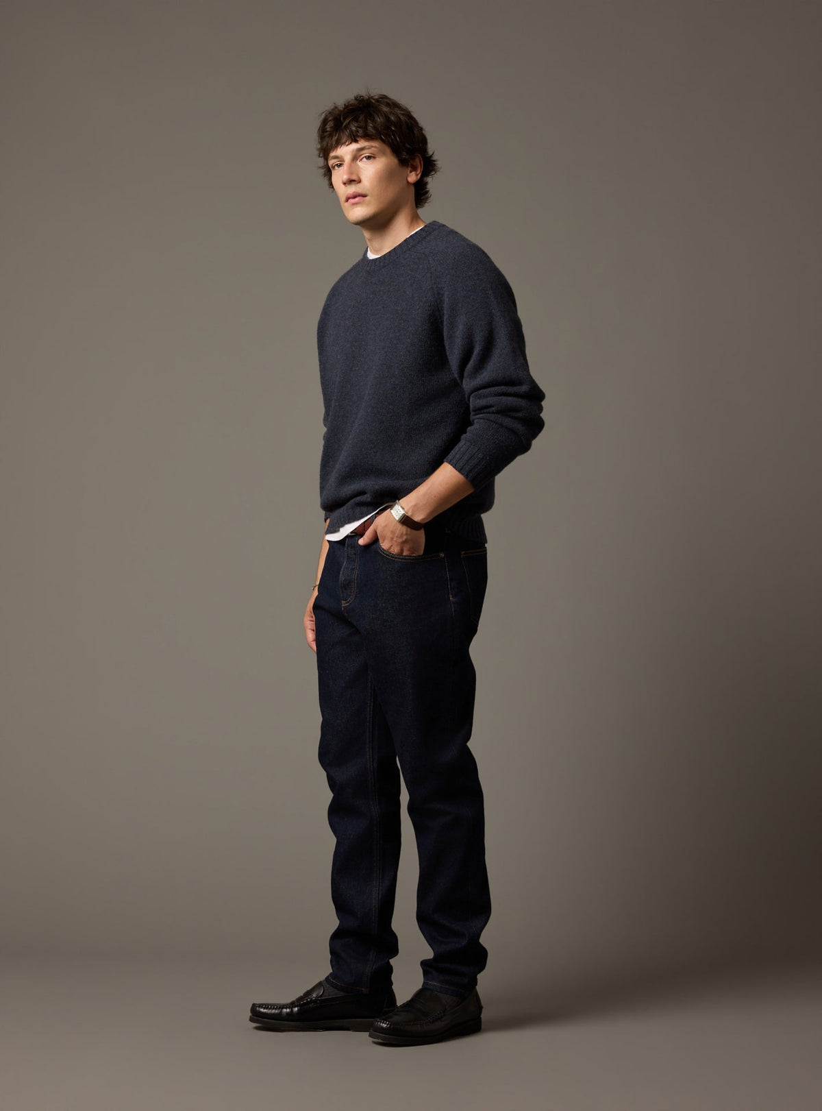 Navy Alfie Jumper