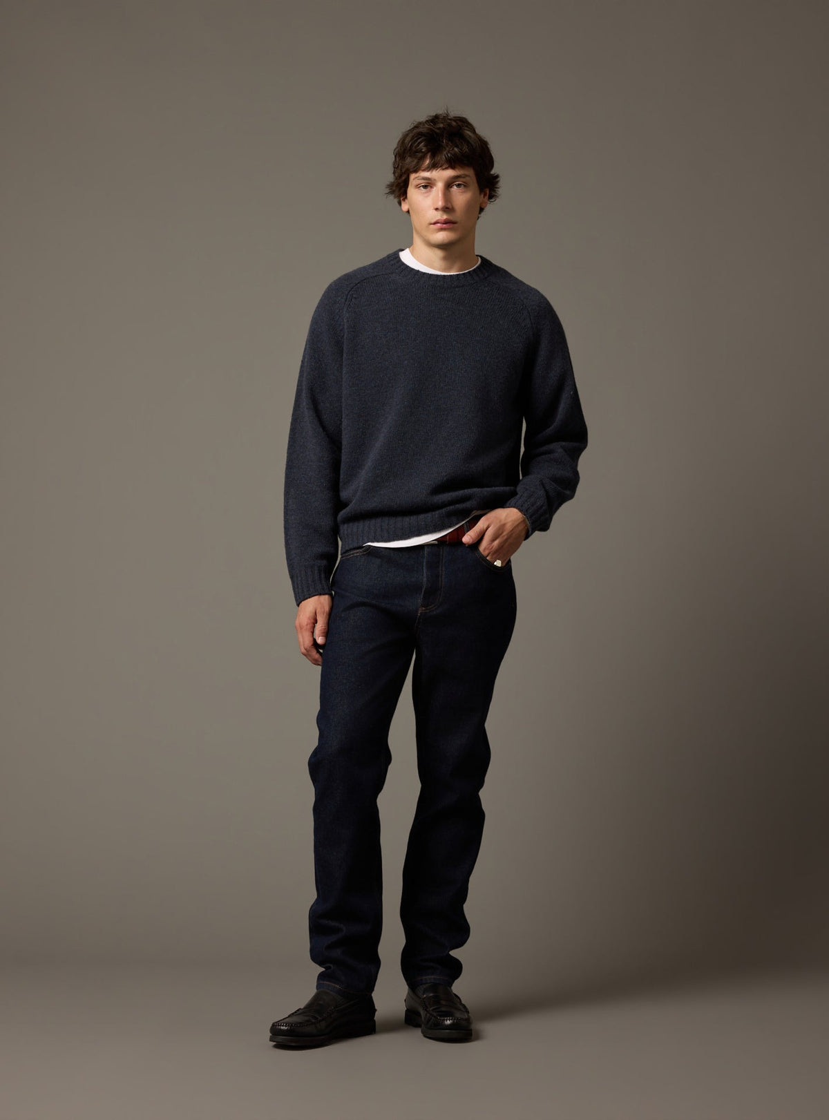 Navy Alfie Jumper