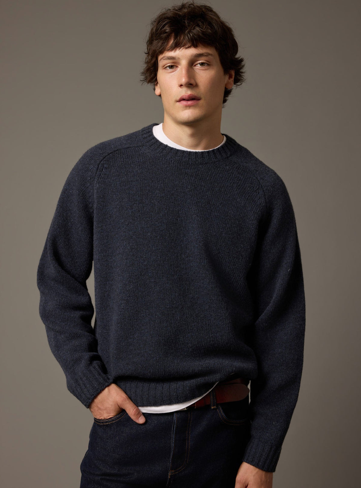 Navy Alfie Jumper