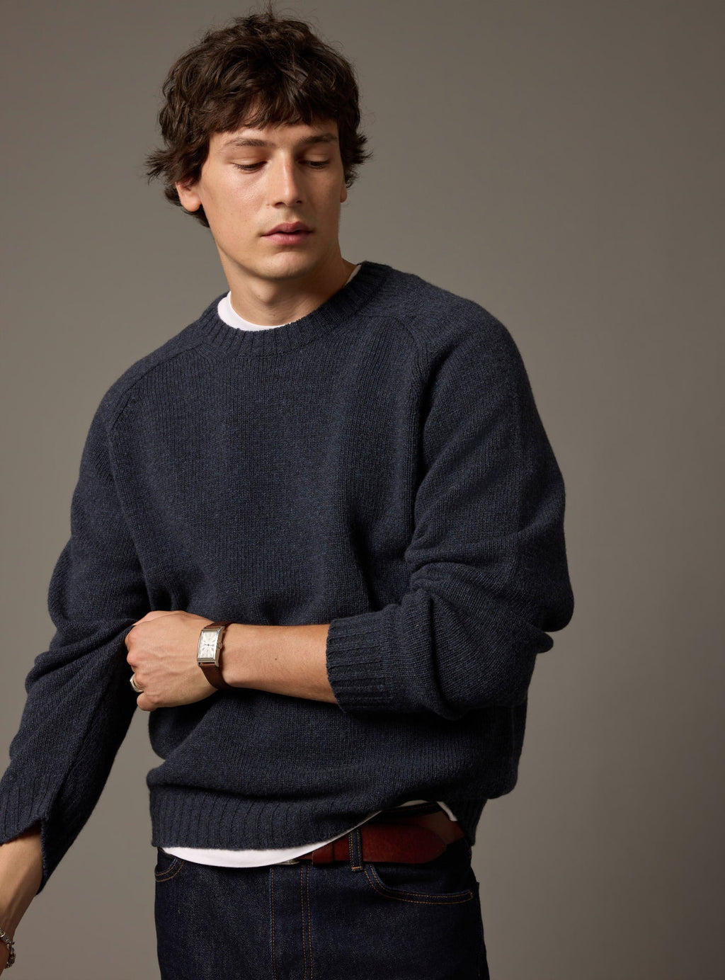 Navy Alfie Jumper