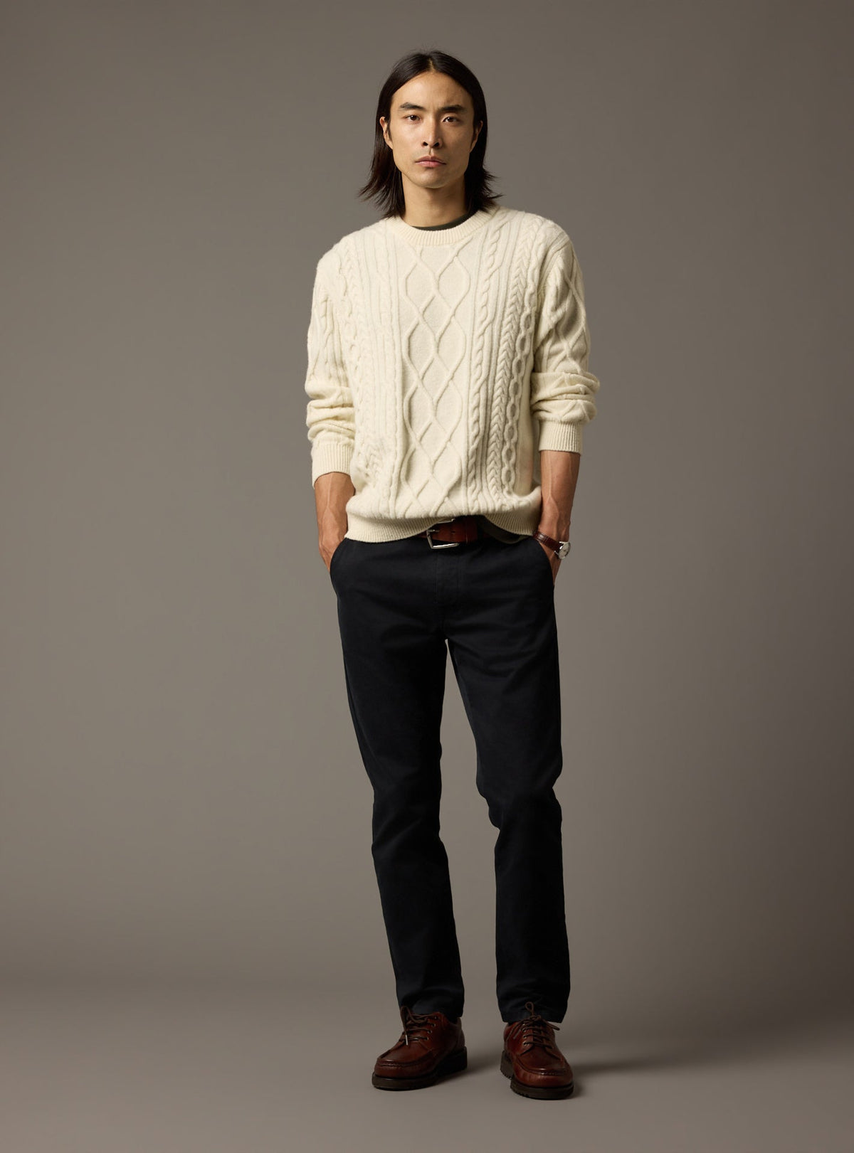 Mathis Ecru Sweater