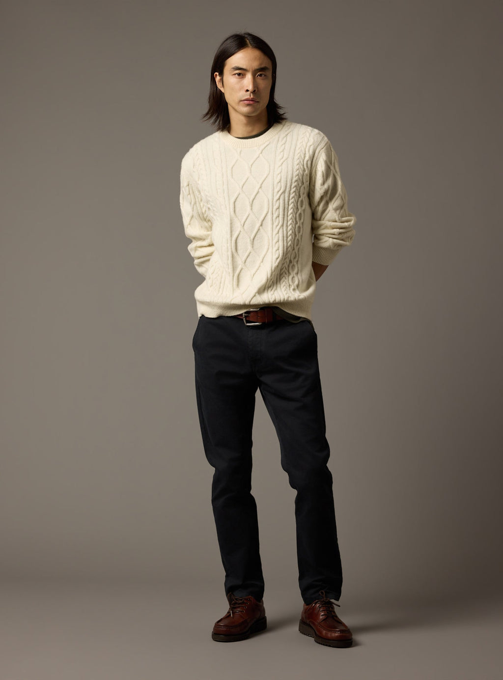 Mathis Ecru Sweater