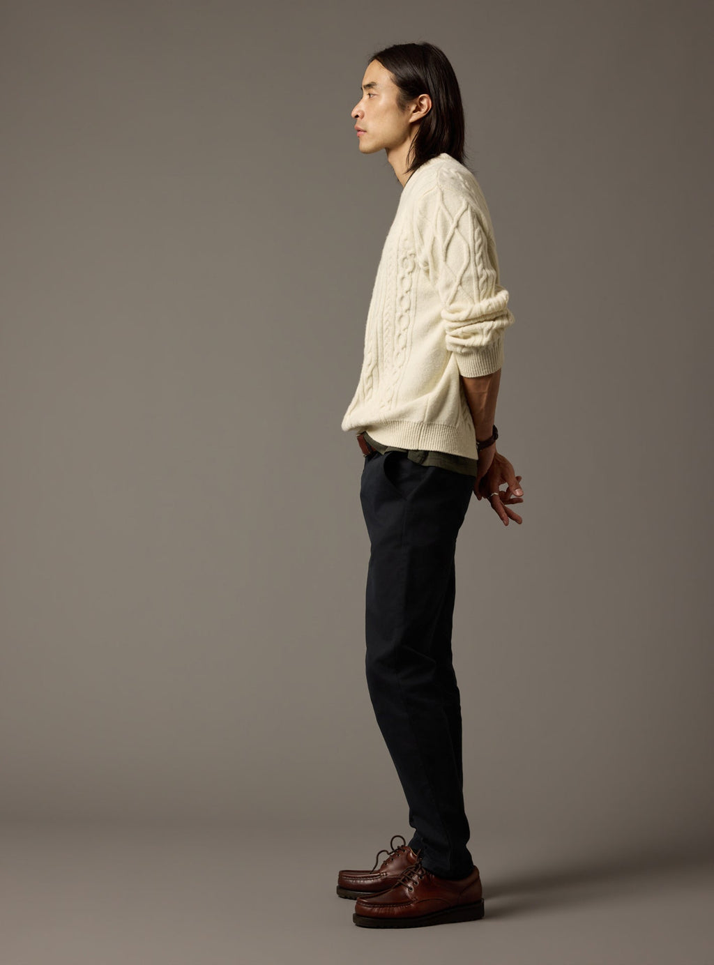 Mathis Ecru Sweater