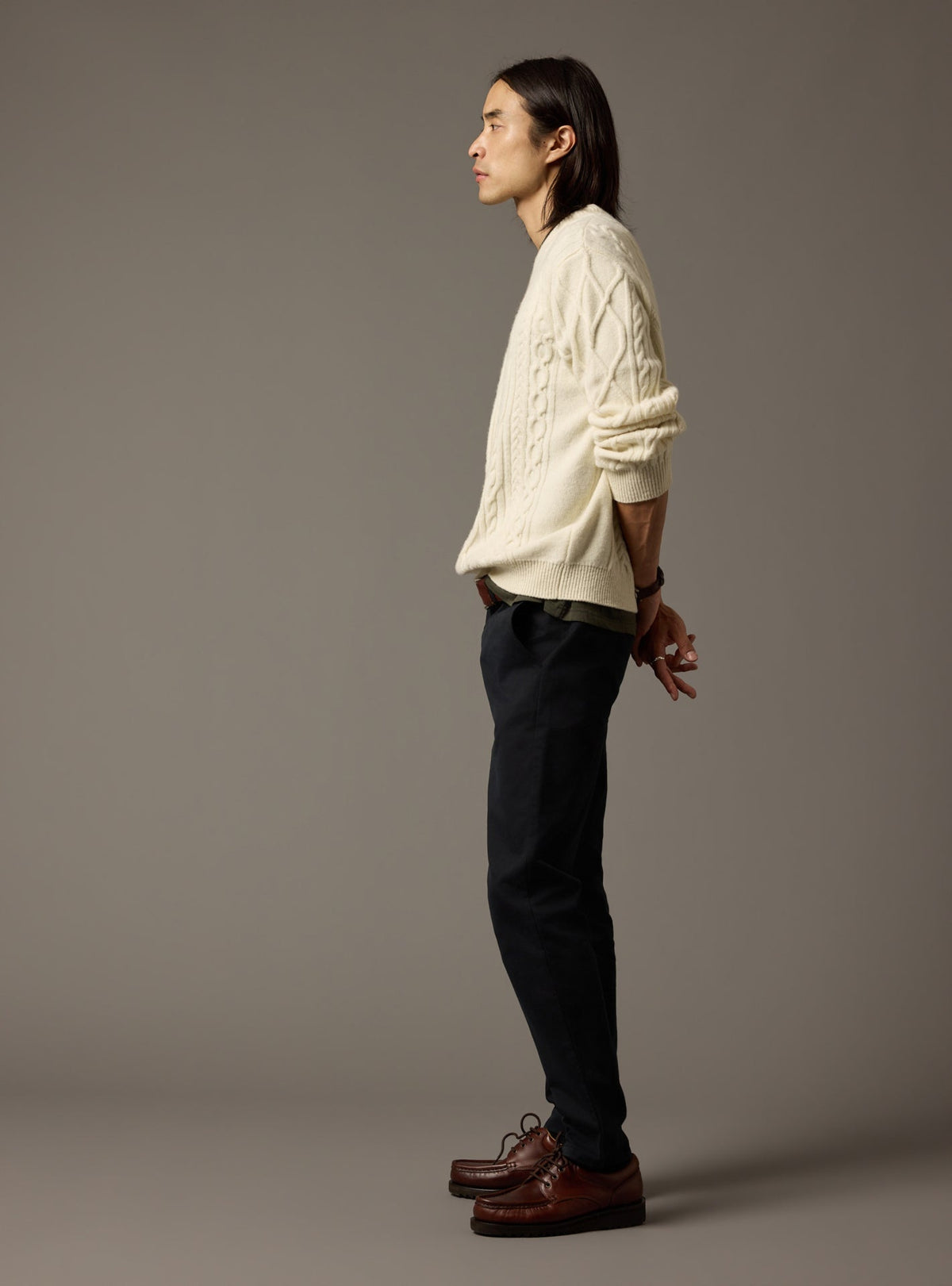 Mathis Ecru Sweater