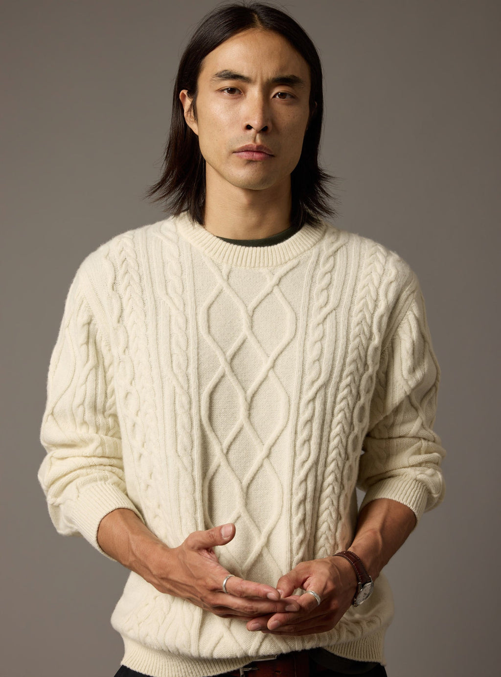 Mathis Ecru Sweater