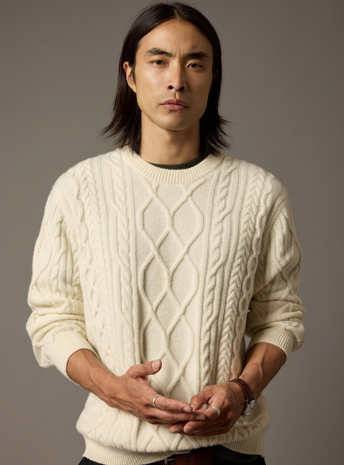 Mathis Ecru Sweater