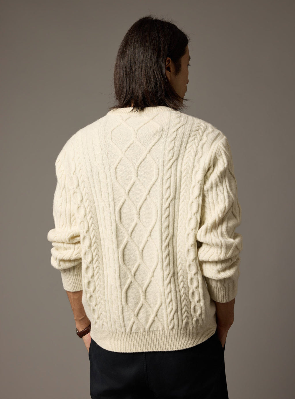 Mathis Ecru Sweater