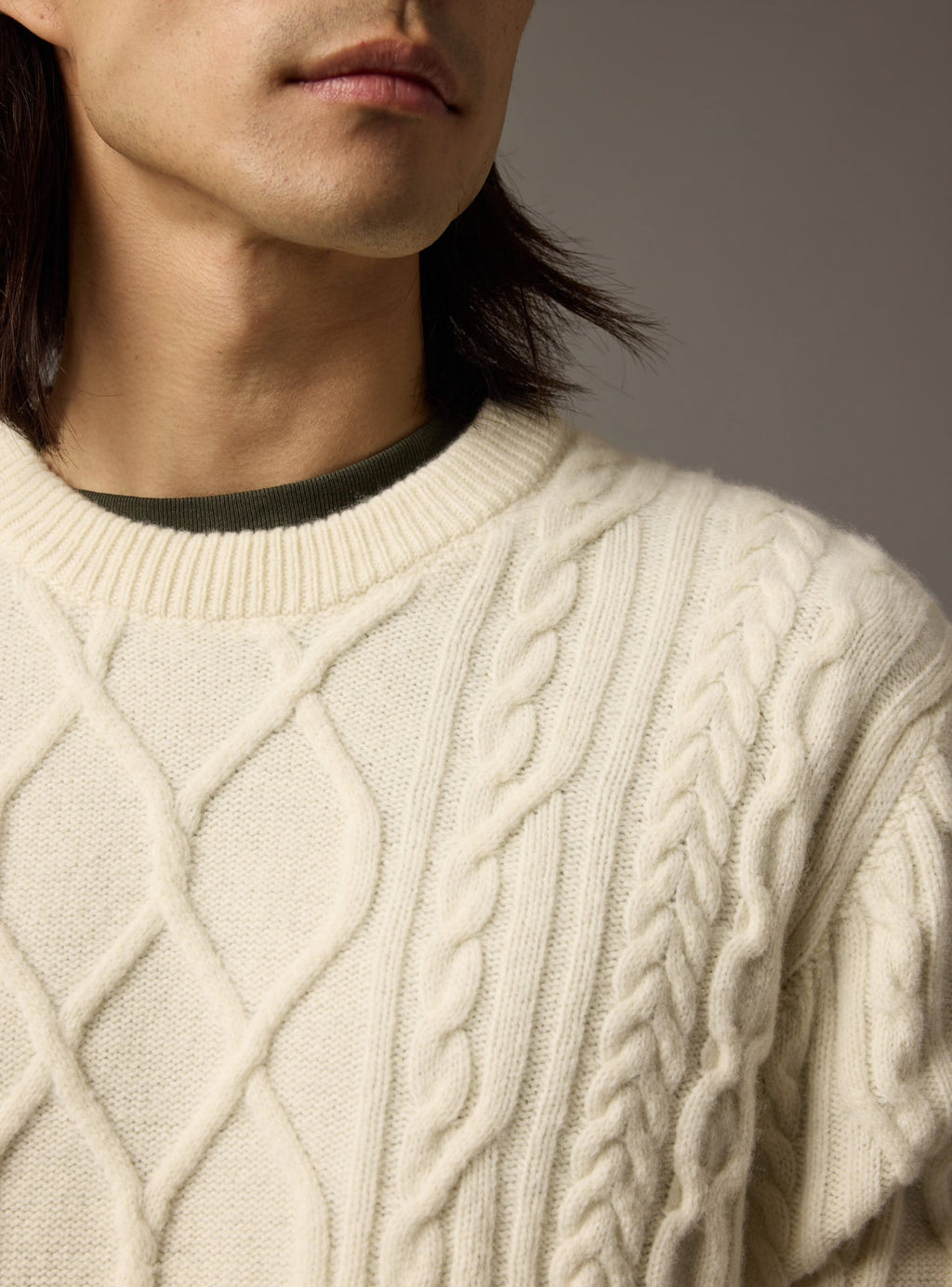 Mathis Ecru Sweater