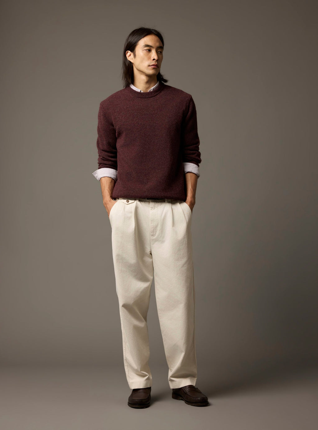 Robb Mahogany Sweater
