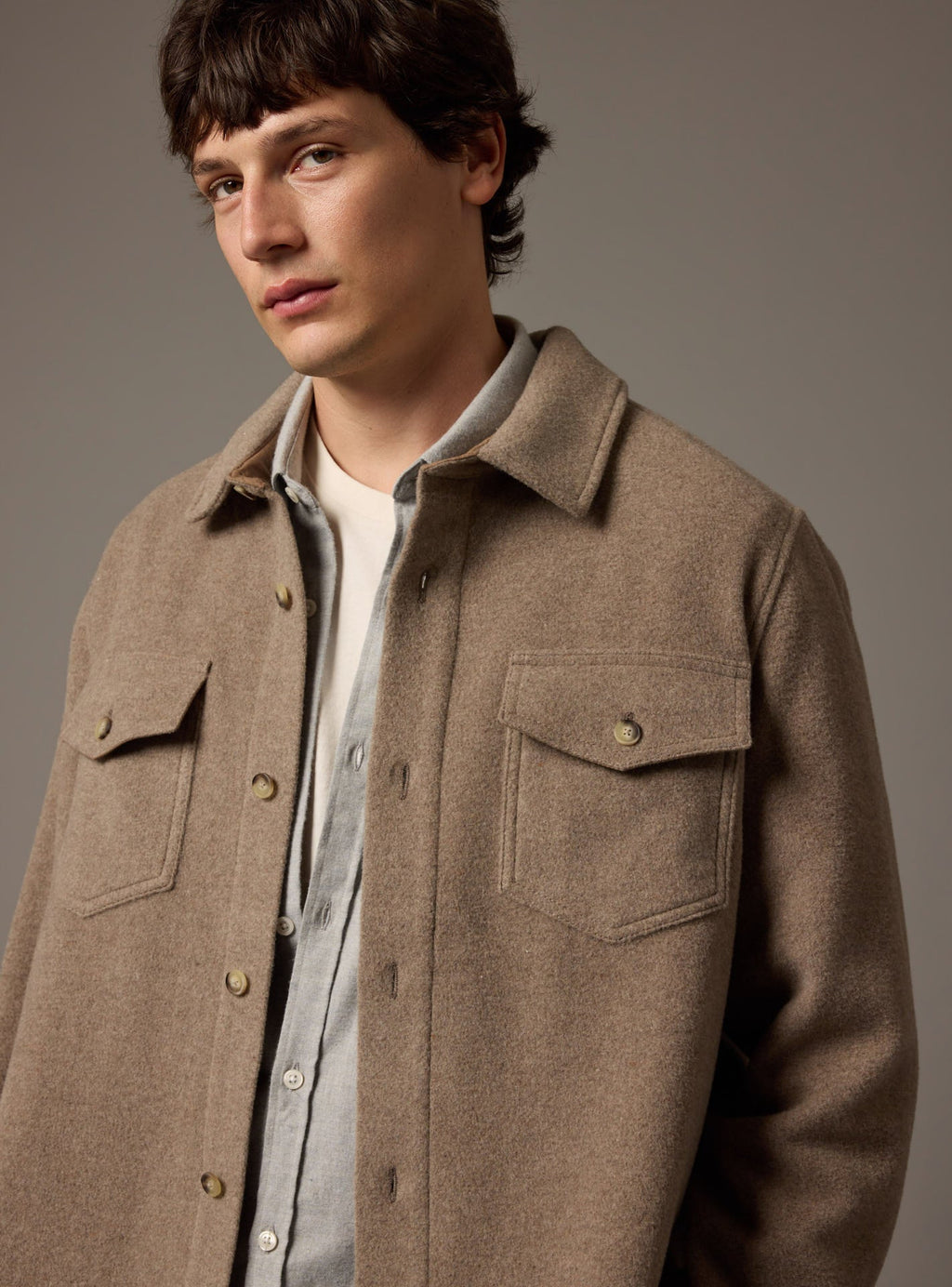 Stanley Warm Beige Overshirt