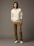 Edgar Mixed Beige Sweatshirt