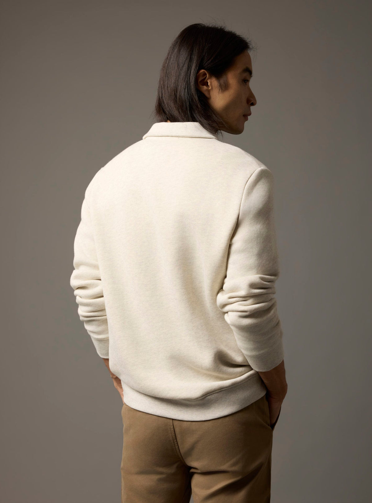 Edgar Mixed Beige Sweatshirt