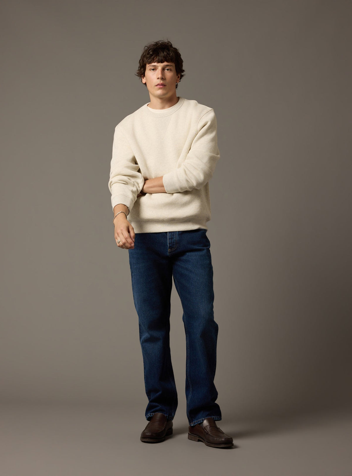 Eden Mixed Beige Sweatshirt