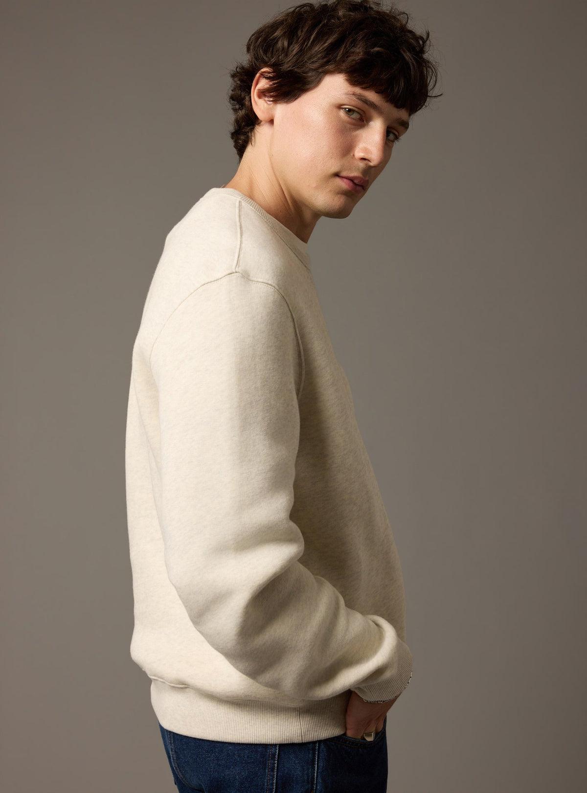 Eden Mixed Beige Sweatshirt