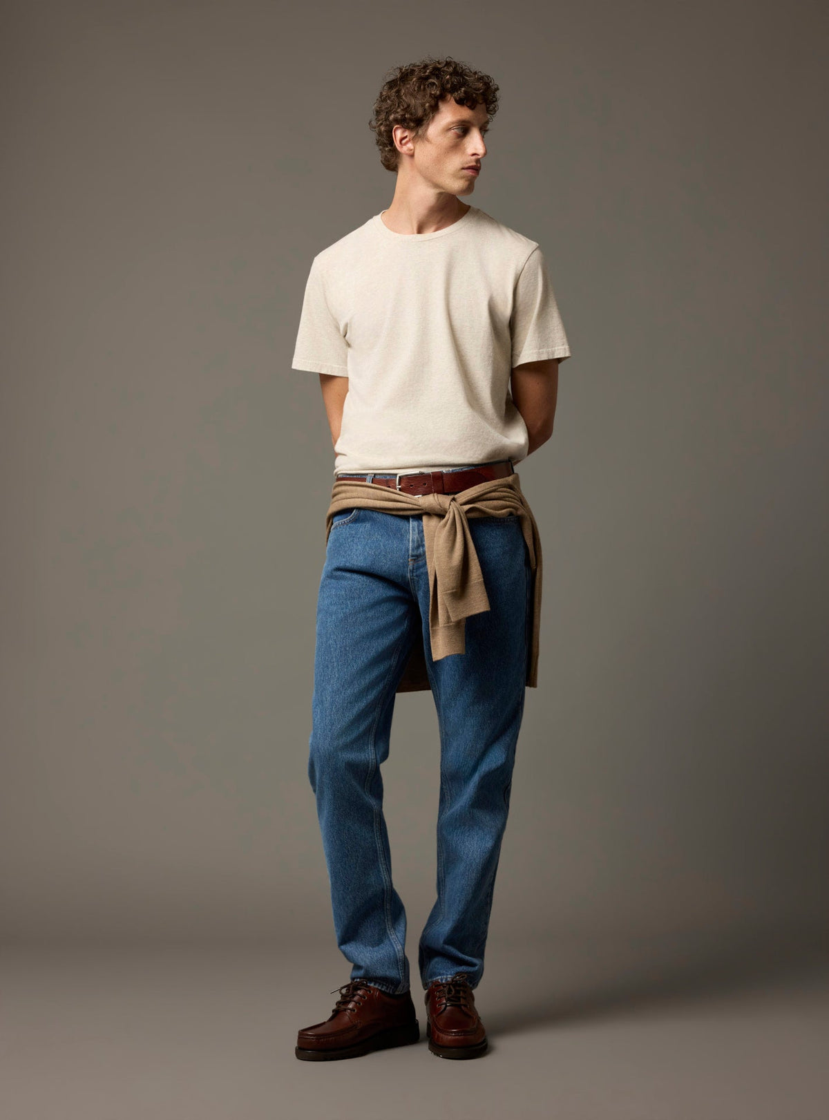 Tim Mixed Beige T-Shirt