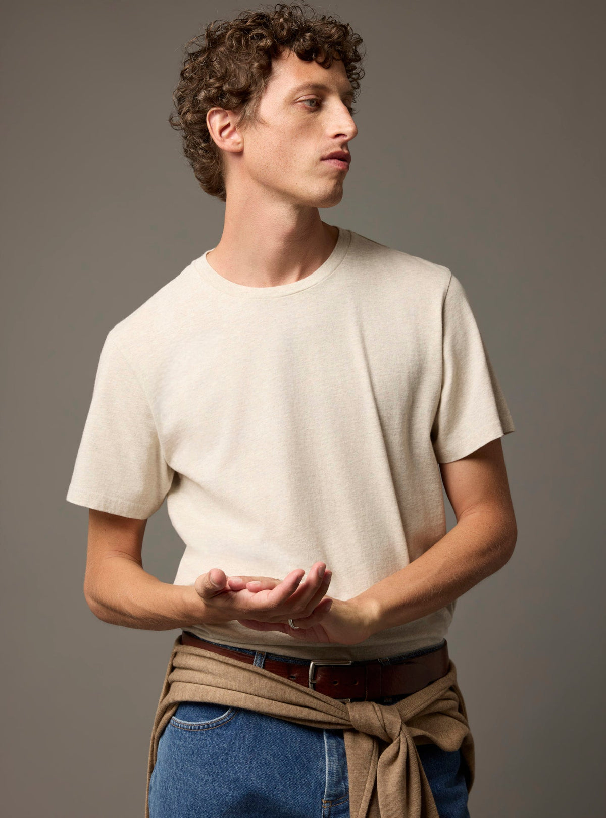 Tim Mixed Beige T-Shirt