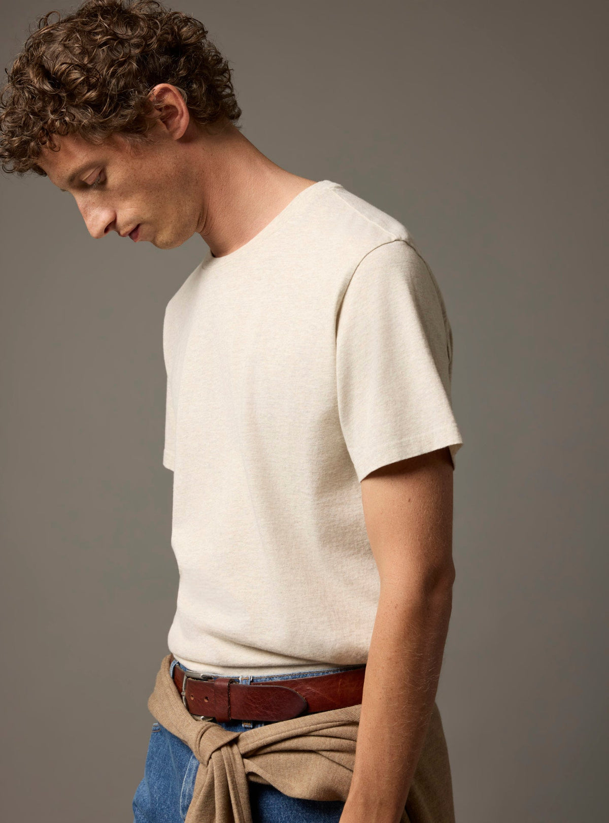 Tim Mixed Beige T-Shirt
