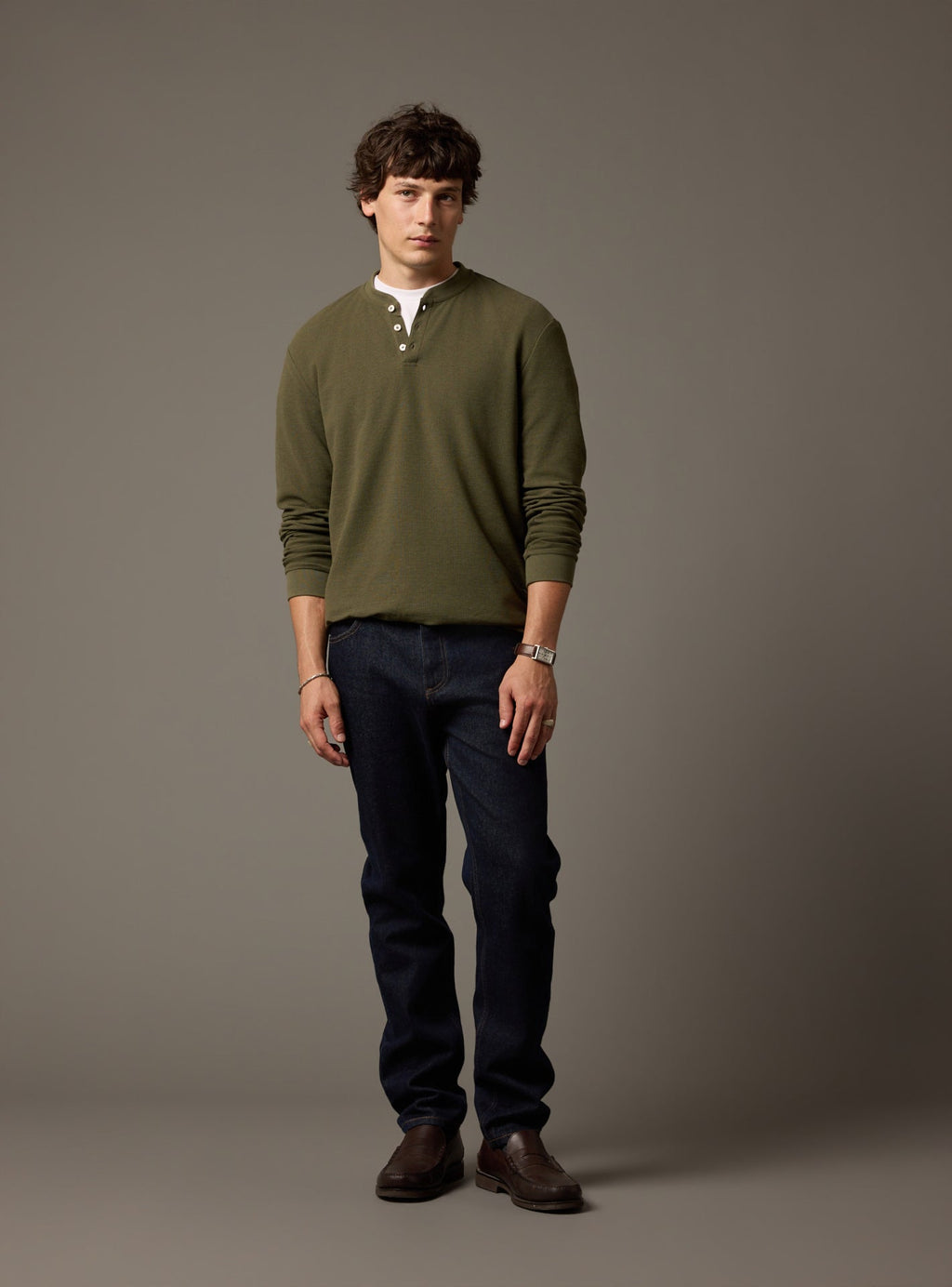 Gabin Dark Khaki T-shirt