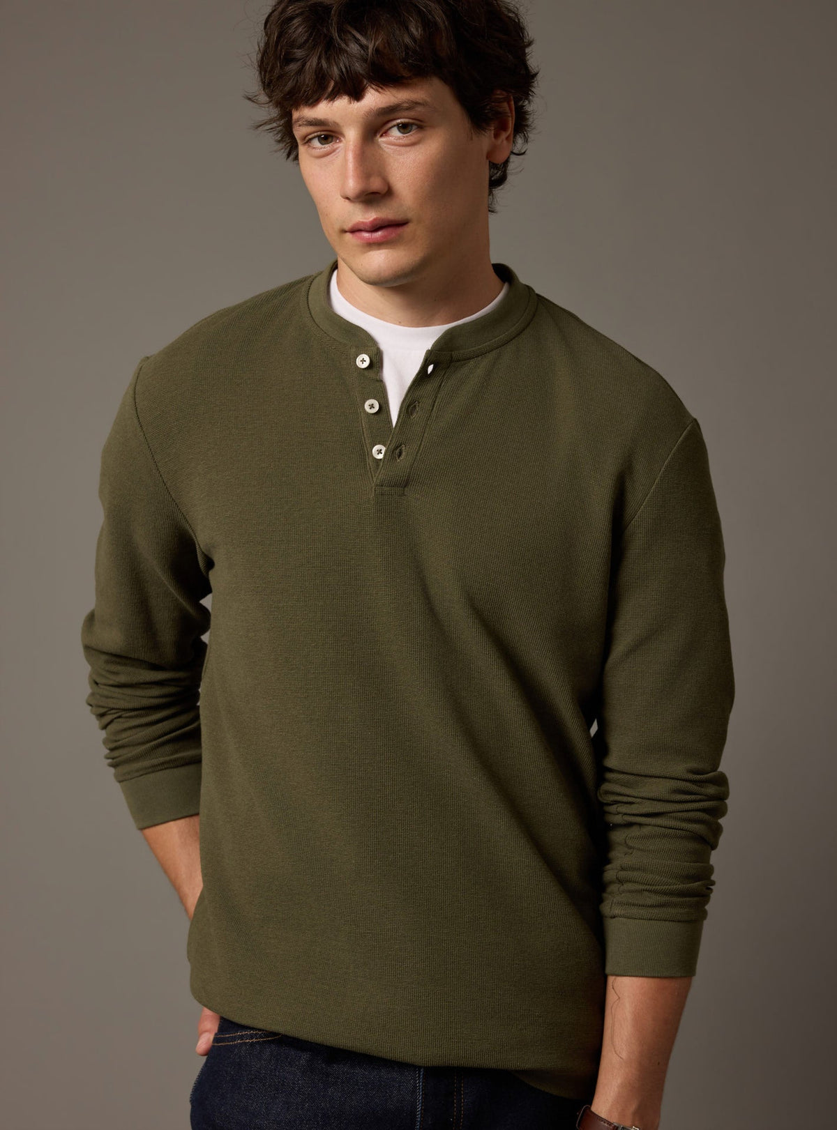 Gabin Dark Khaki T-shirt
