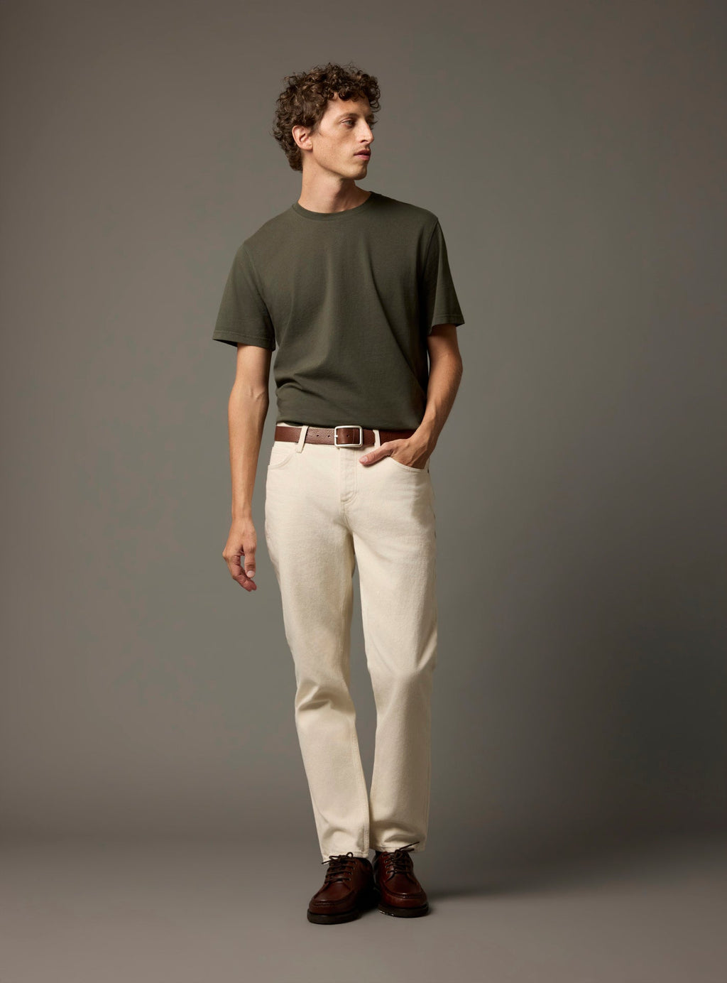 Tim Dark Khaki T-shirt