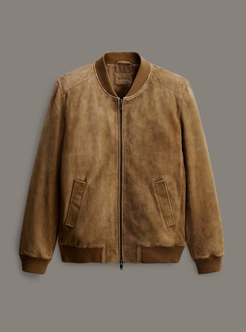 Paolo Brown Fawn Leather Jacket